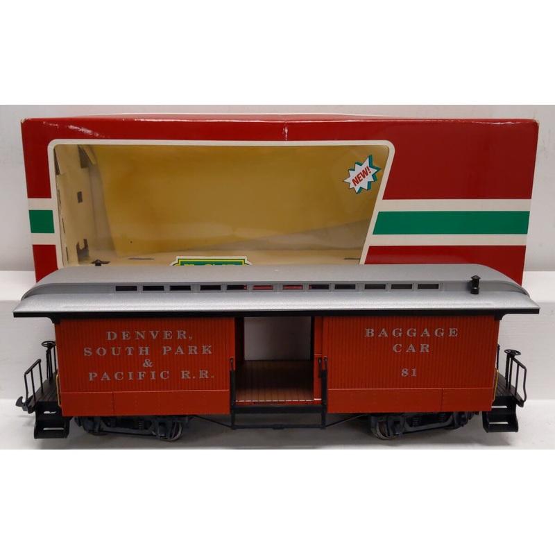 LGB 32840 G Denver, South Park and Pacific Baggage Car w/Metal Wheels #81 EX/Box