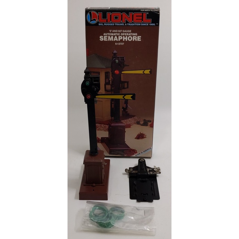 Lionel 6-12727 O and O27 Gauge Automatic Operating Semaphore Signal LN/Box