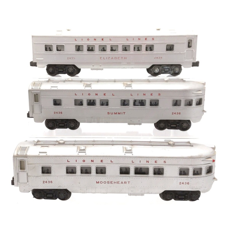 Lionel Vintage O Lionel Lines Passenger Cars: 2435, 2436 [3] VG