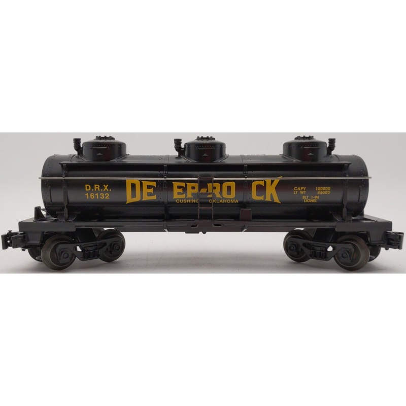 Lionel 6-16132 O Gauge Deep Rock Triple Dome Tank Car EX