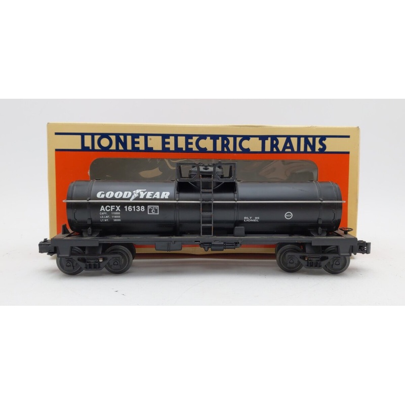 Lionel 6-16138 O Gauge ACFX Goodyear Single Dome Tank Car #16138 VG/Box