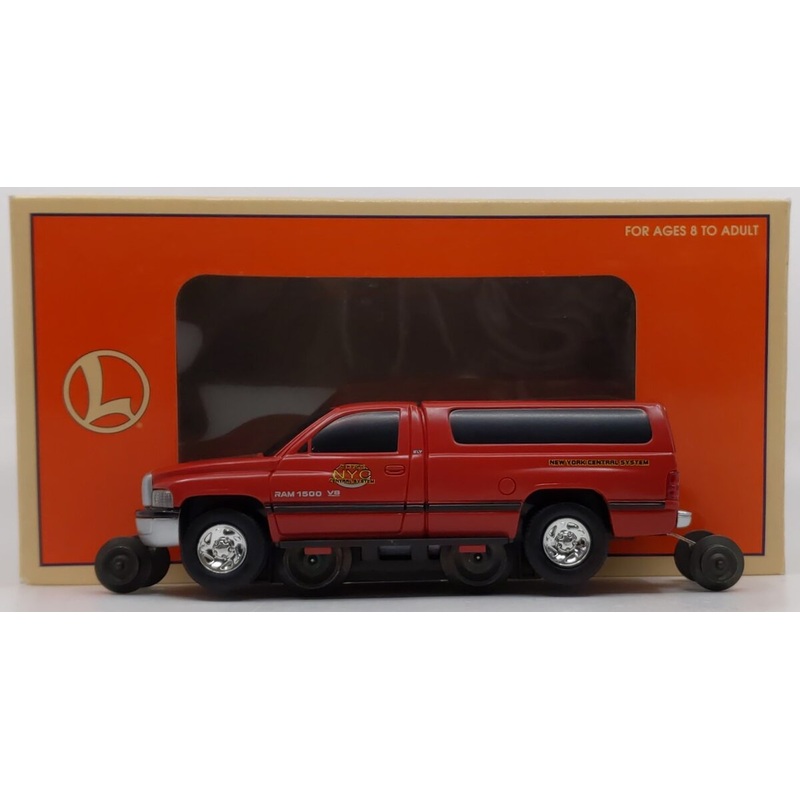 Lionel 6-18436 O Gauge New York Central Dodge Ram Track Inspection Truck EX/Box