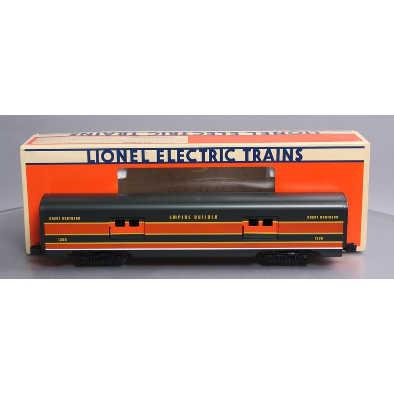 Lionel 6-19116 O Great Northern Aluminum Baggage Car #1200 NIB