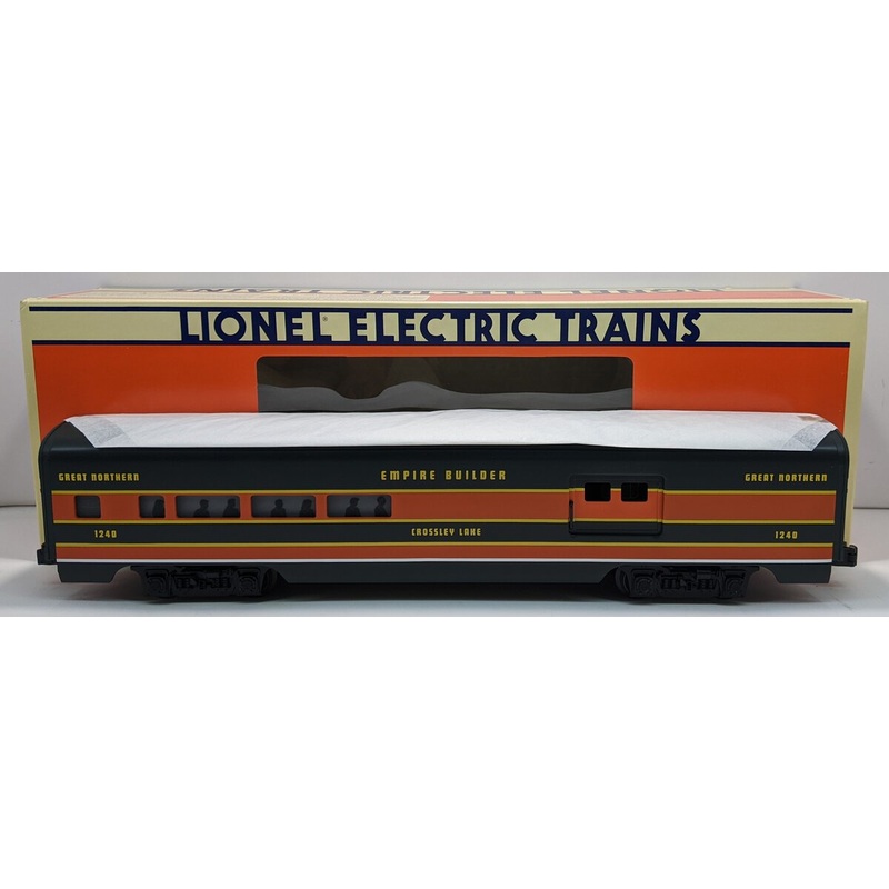 Lionel 6-19117 O Great Northern Crossley Lake Aluminum Combine Car #1240 NIB