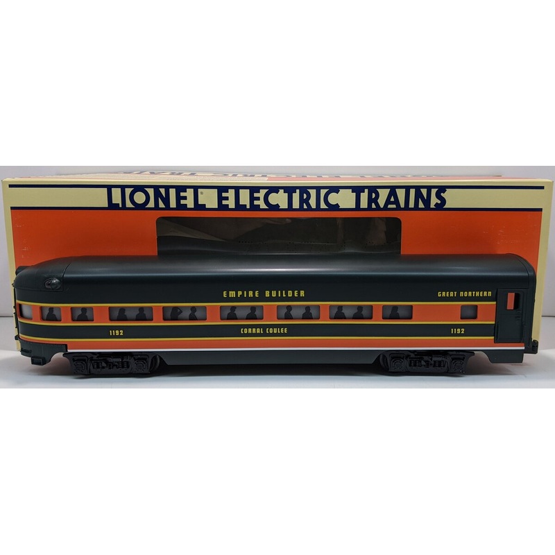 Lionel 6-19120 O Great Northern Corral Coulee Observation Car #1192 NIB