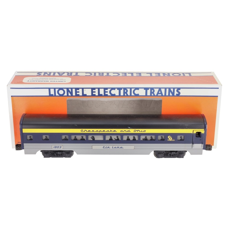 Lionel 6-19147 O Gauge Chesapeake & Ohio Aluminum Elk Lake Passenger Car #1803 EX/Box