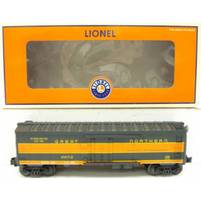 Lionel 6-19568 O Gauge Great Northern Reefer #6672 NIB