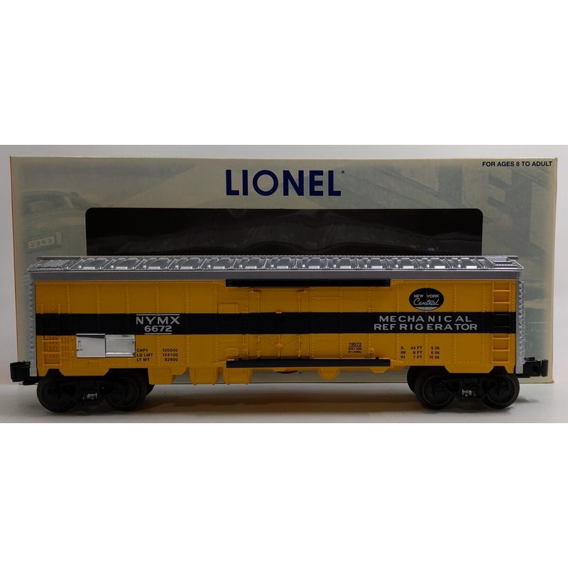 Lionel 6-19572 O Gauge Archive Collection PWC New York Central Reefer #6672 LN/Box