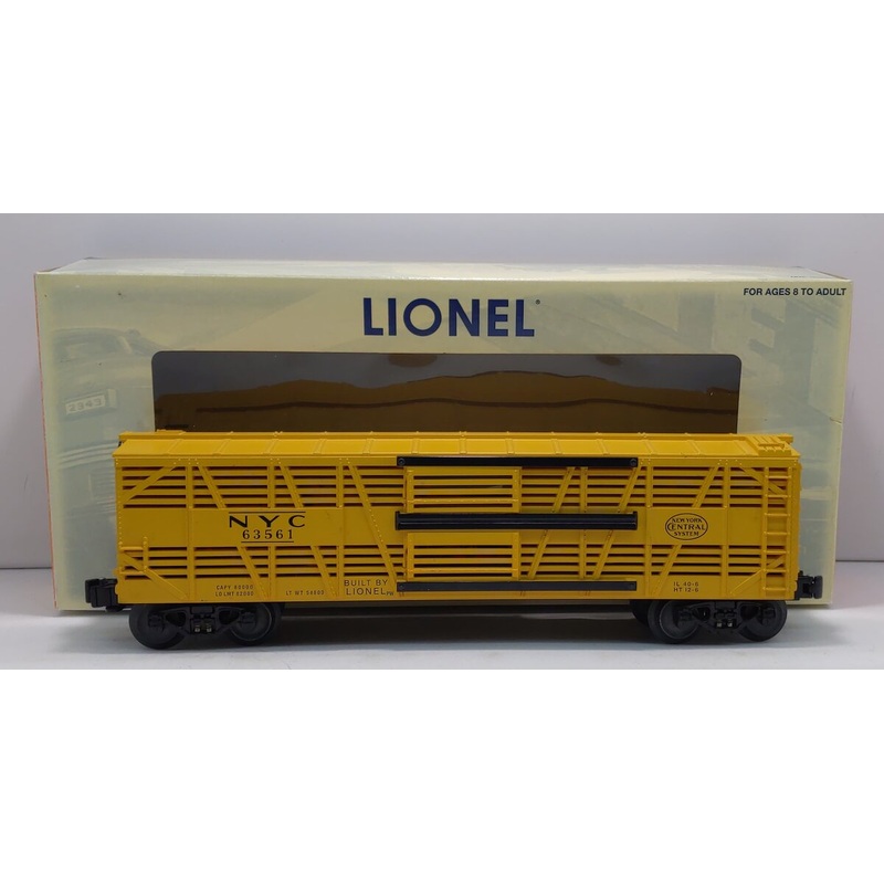 Lionel 6-19573 O PWC New York Central Stock Car #63561 LN/Box