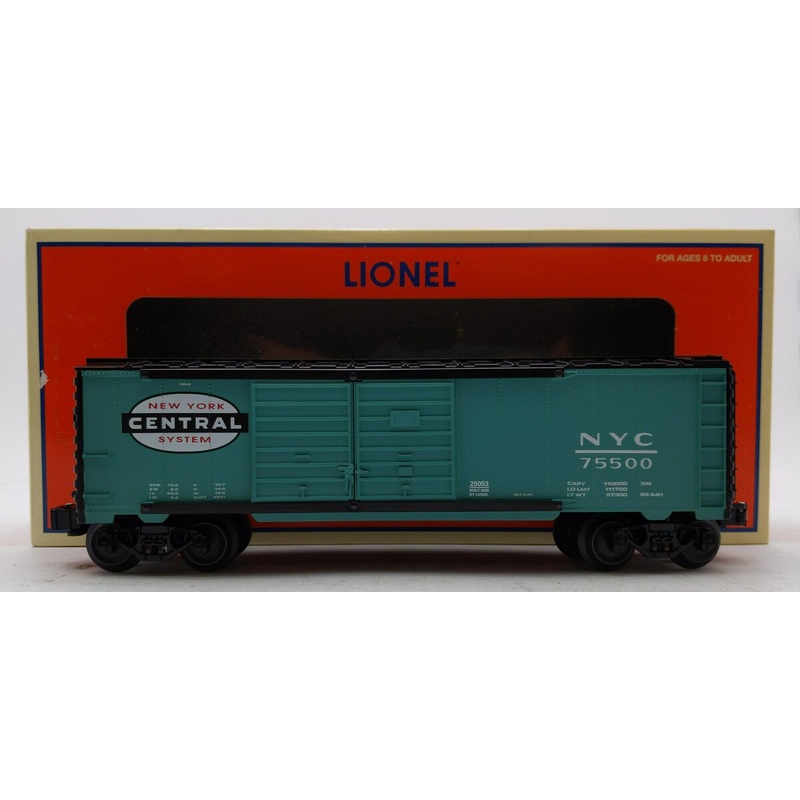 Lionel 6-25053 NYC Double-Door Boxcar #75500 LN/Box