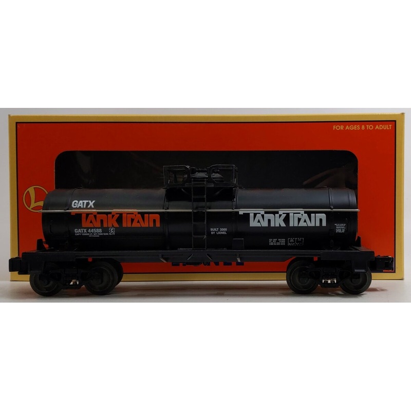 Lionel 6-26103 O Gauge GATX Tank Train Single Dome Tank Car EX/Box