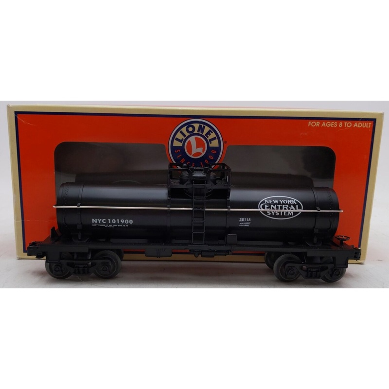 Lionel 6-26118 O Gauge New York Central Single Dome Tank Car #101900 EX/Box