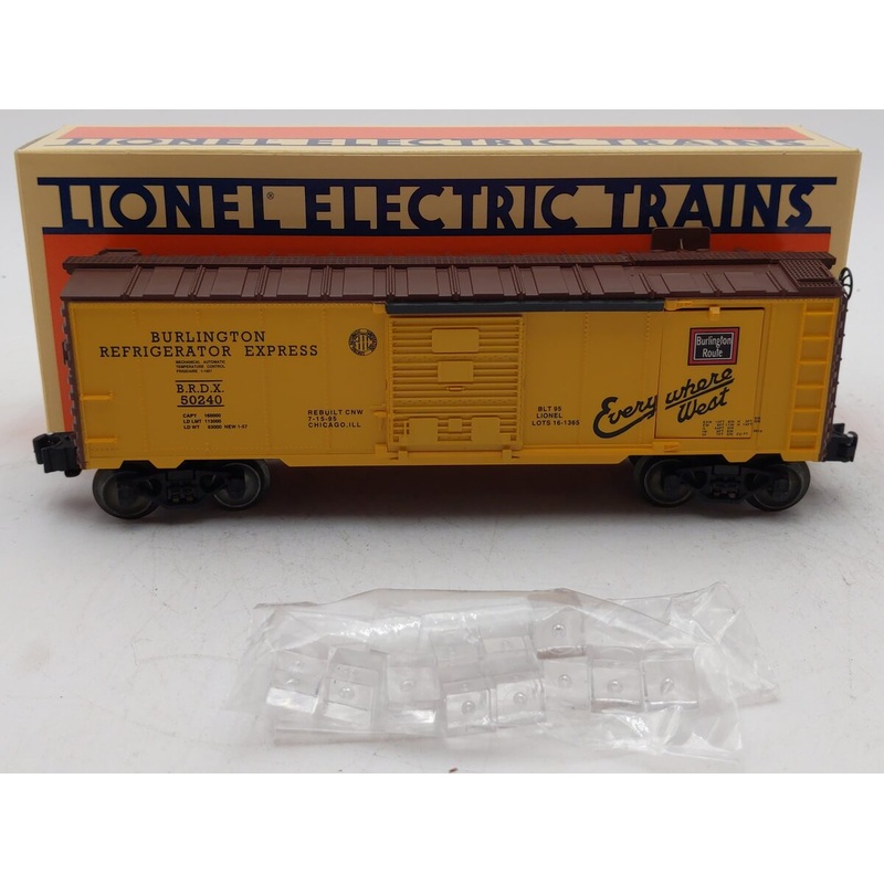 Lionel 6-52067 O Gauge LOTS-1995 Burlington Ice Operating Car #50240 LN/Box