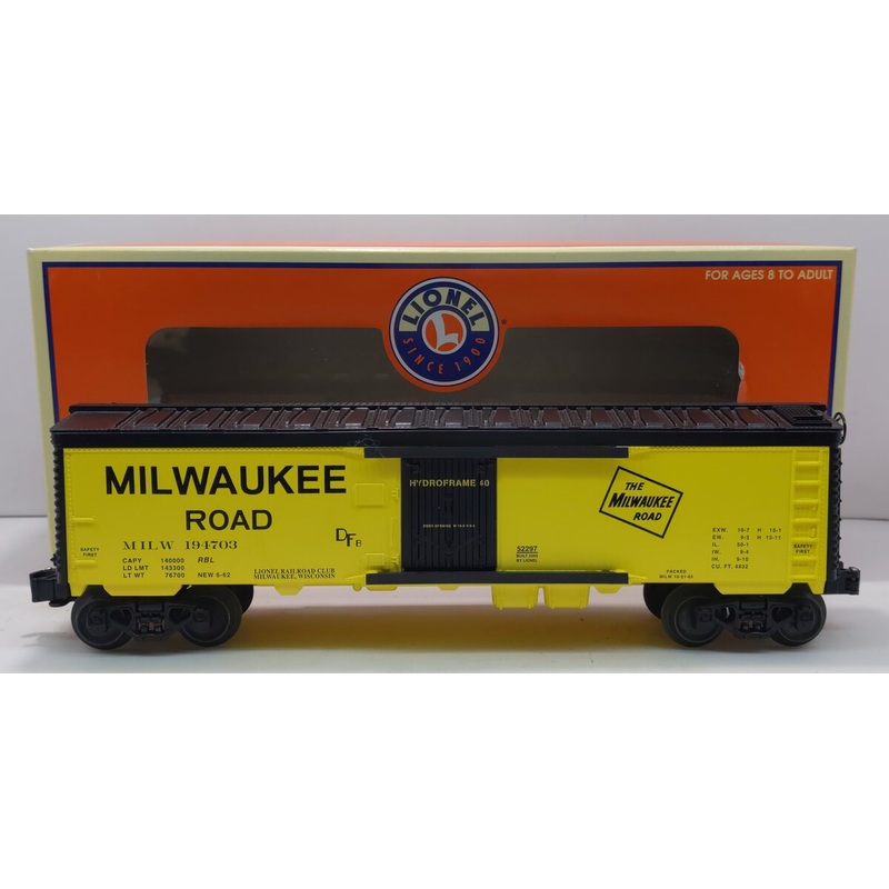 Lionel 6-52297 O Gauge Milwaukee Road Reefer Car #194703 LN/Box