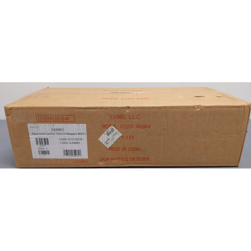 Lionel 6-84961 O VISIONLINE New York Central Niagara Steam Locomotive #6013 MT/Box