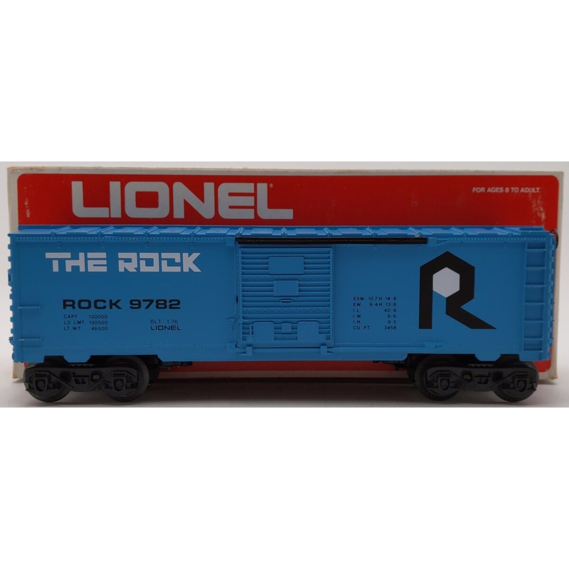 Lionel 6-9782 O Gauge The Rock Boxcar EX/Box