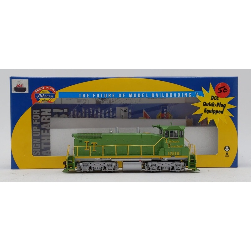 Athearn 96721 HO Illinois Terminal SW1500 Diesel Locomotive #1509 w/ DCC LN/Box