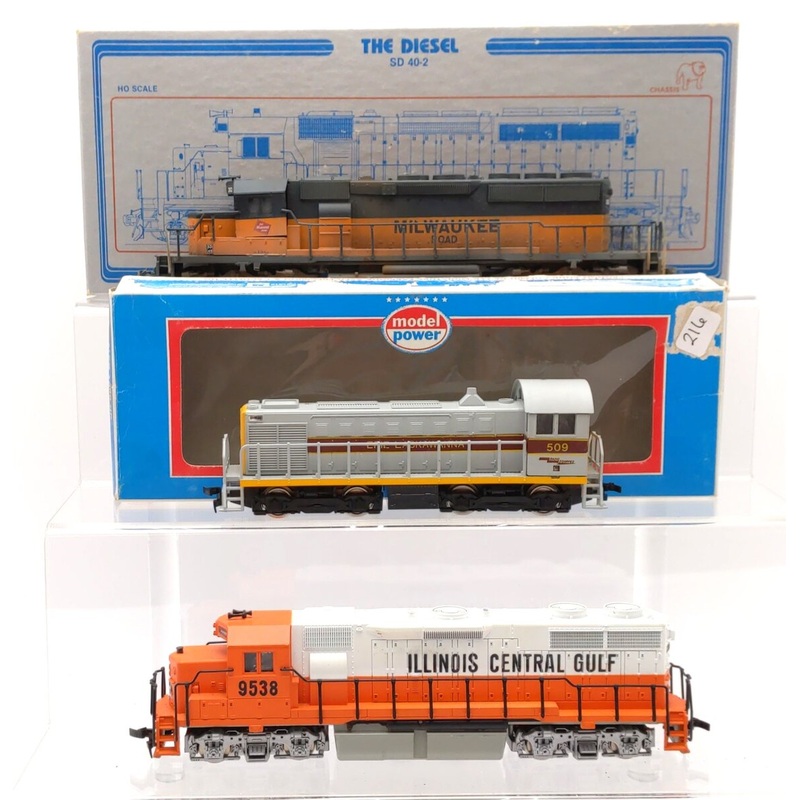 Atlas & Other HO Scale Assorted Powered Diesel Locomotives [3] VG