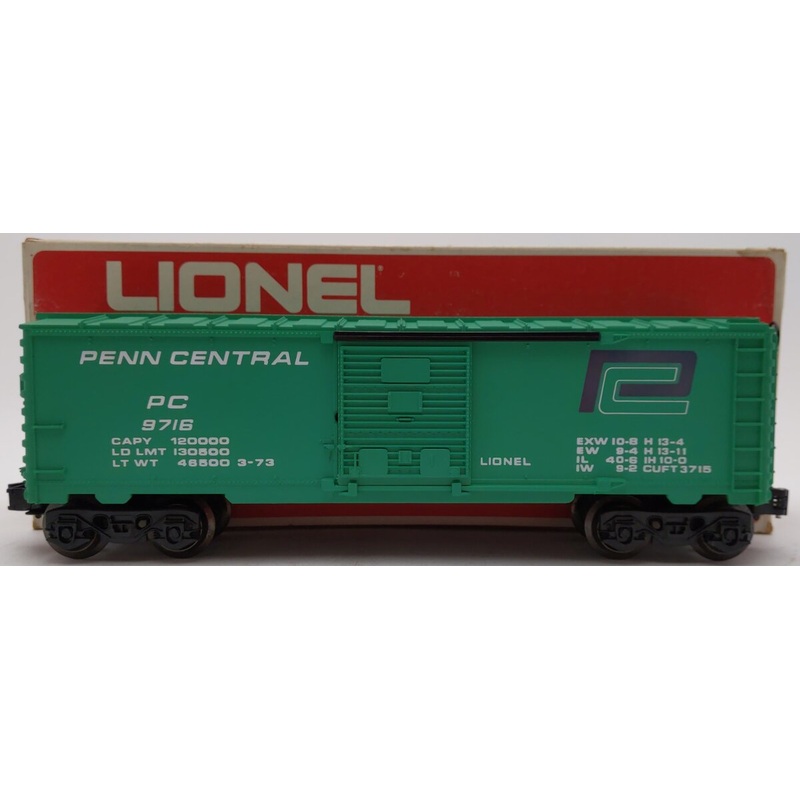 Lionel 6-9716 O Gauge Penn Central Boxcar EX/Box