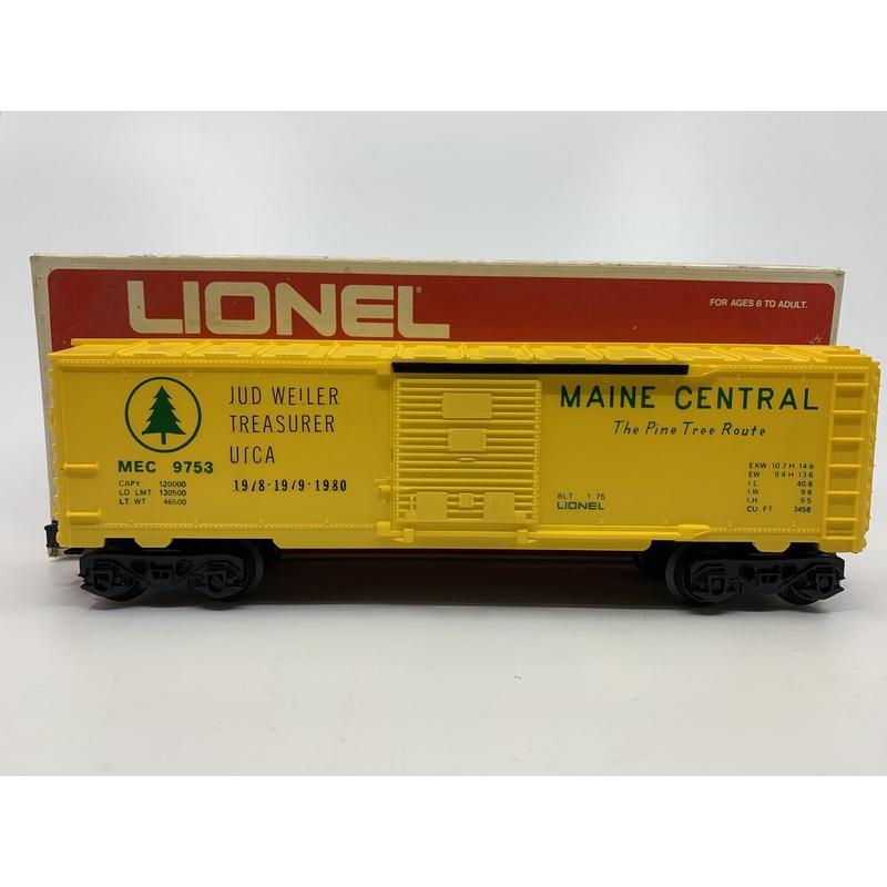 Lionel 6-9753 O Gauge Maine Central Boxcar LN/Box