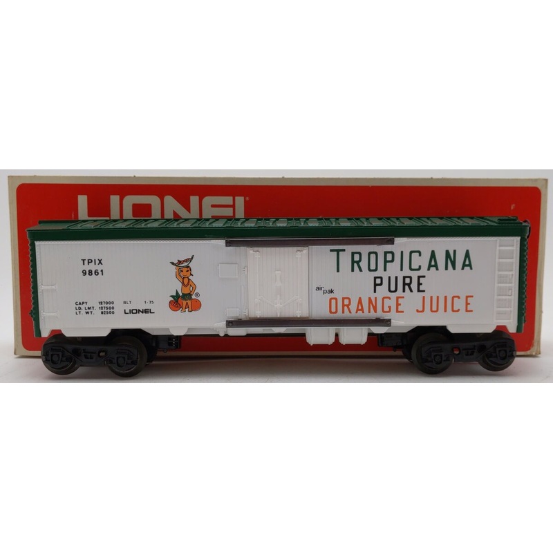 Lionel 6-9861 O Gauge Tropicana Billboard Reefer Car EX/Box