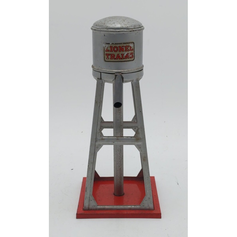 Lionel 93 Vintage O Prewar Small Metal Gray Water Tower