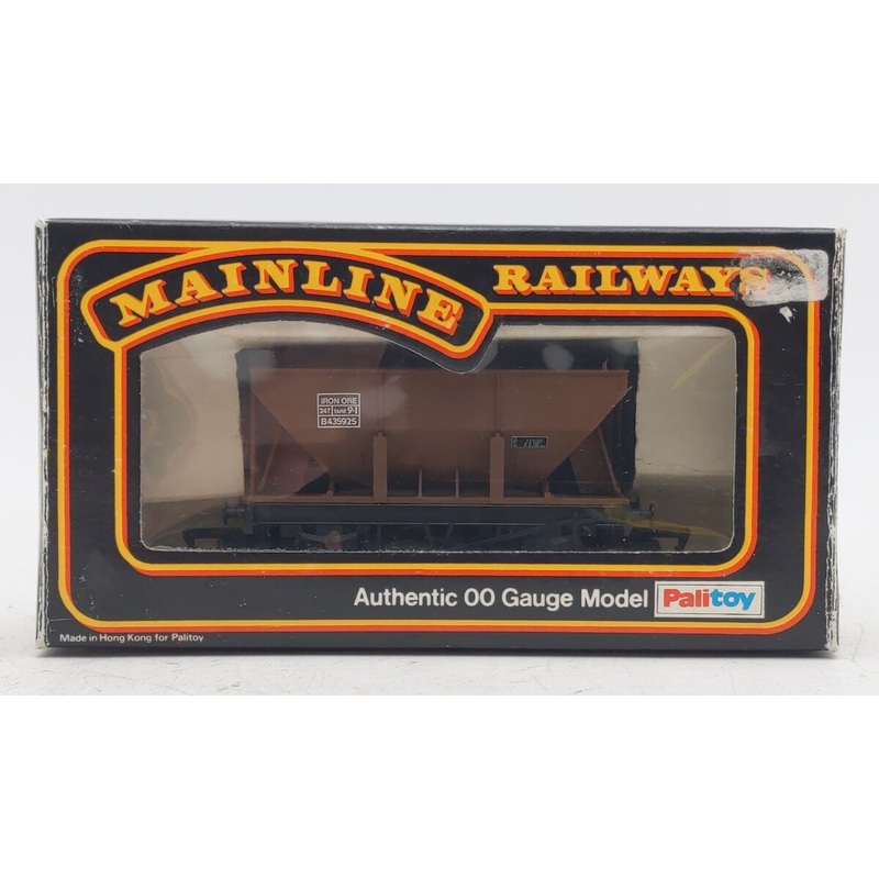 Main Line 37-162 OO BR Brown Hopper Wagon #B435925 LN/Box