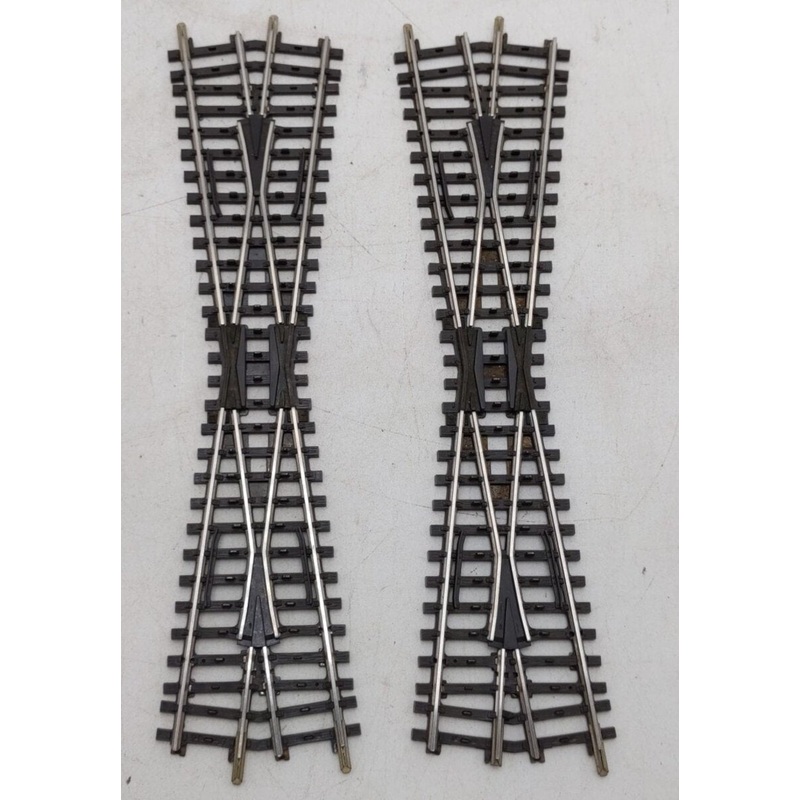 Marklin 2257 HO 14 26′ K Track Crossings (2) VG