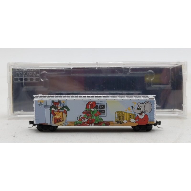 Micro-Trains 50700710 Z 2021 Micro-Mouse Christmas PS-2 2-Bay Covered Hopper LN/Box