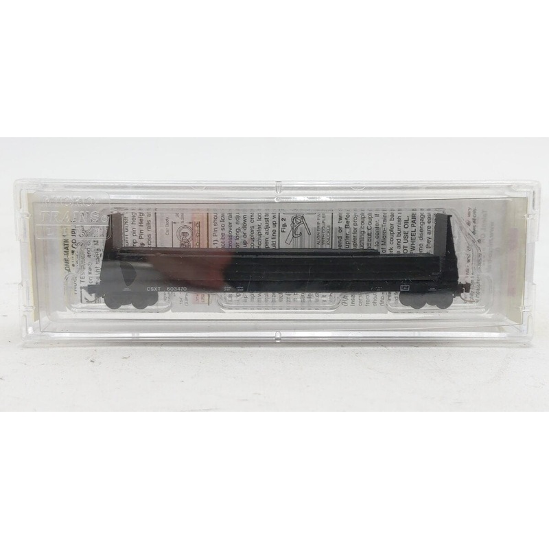 Micro-Trains 52700181 Z CSXT 60′ Bulkhead Flatcar with Steel Beam Load #603470 LN/Box