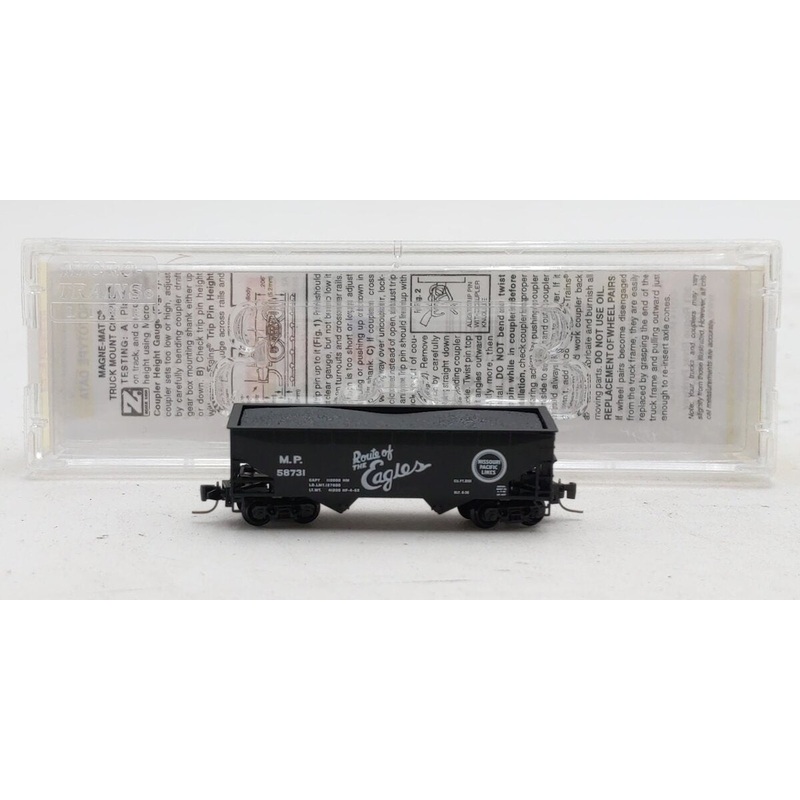 Micro-Trains 53300091 Z MP 33′ 2-Bay Offset-Side Open Hopper w/Load #58731 EX/Box