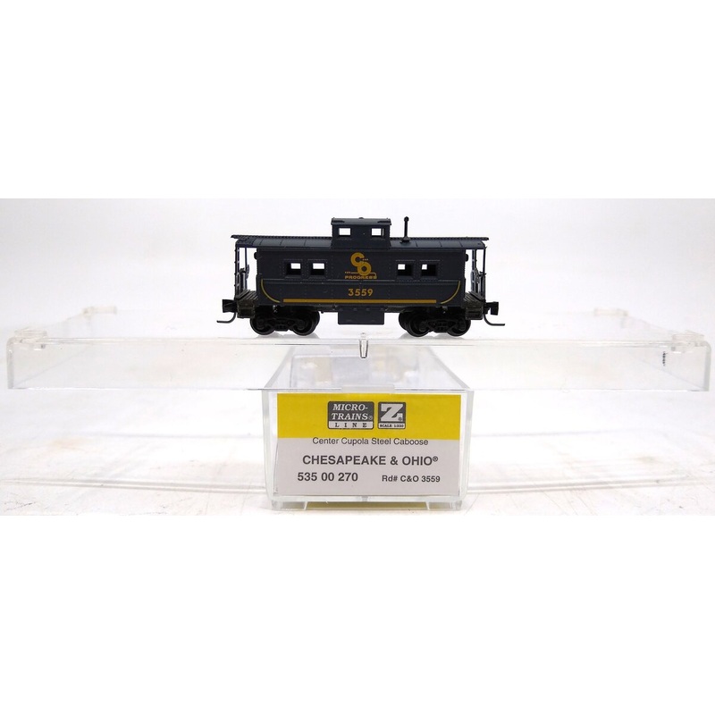 Micro-Trains 53500270 Z C&O Center Cupola Steel Caboose #3559 LN/Box