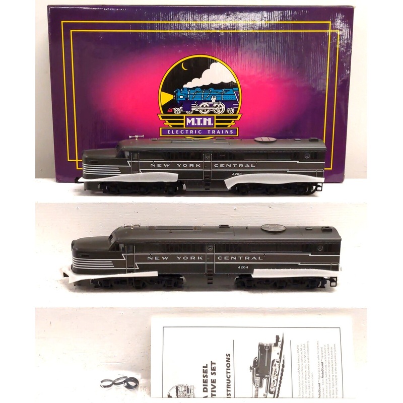 MTH 20-2018-1 O Gauge NYC Alco PA AA Diesel Engine Set #4200/4204 w/ PS.1 NIB