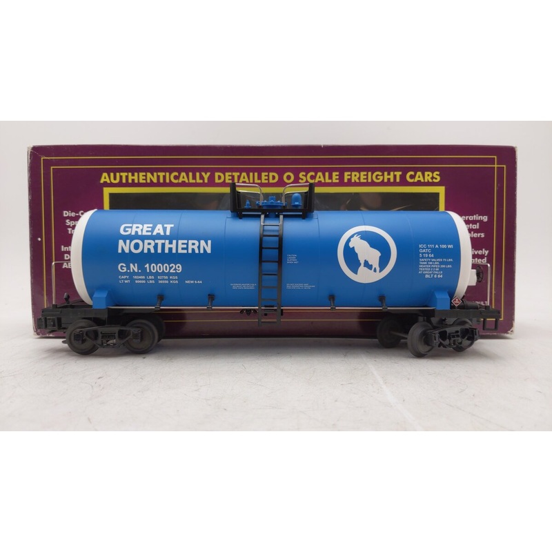 MTH 20-96027 O Gauge Great Northern Unibody Tank Car #100029 EX/Box