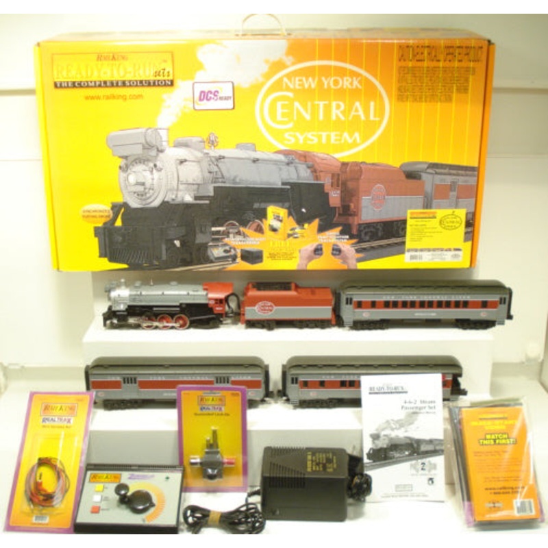 MTH 30-4096-1 NYC RailKing 4-6-2 Bantam Pacific O Gauge Steam Train Set w/PS 2.0 LN/Box