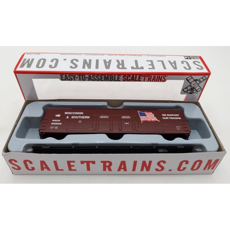 Scale Trains SXT1117 HO Wisconsin & Southern Double 8′ Plug Door Boxcar #503052 LN/Box