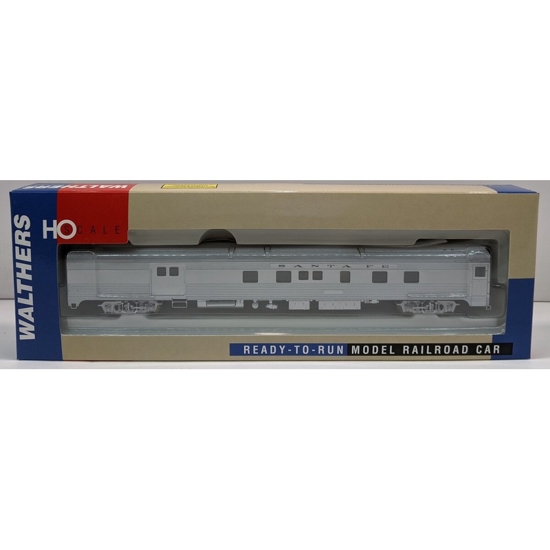 Walthers 932-6465 HO Scale Santa Fe 85′ Budd Baggage Dormitory Car LN/Box