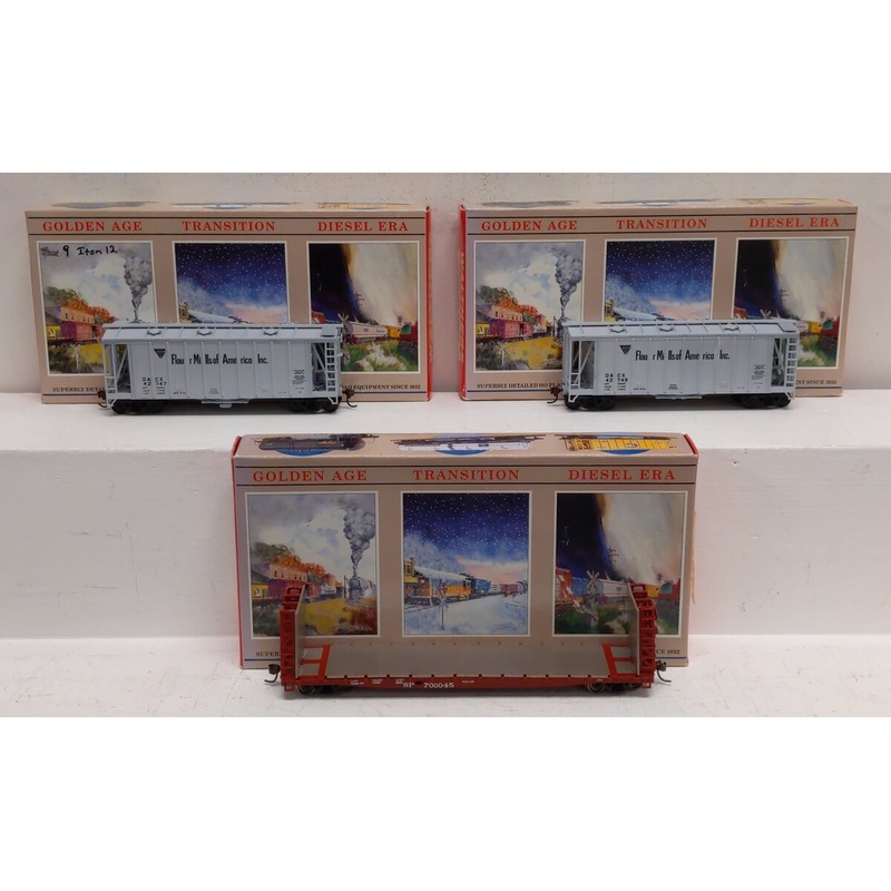 Walthers Assorted HO Freight Cars [3]: 42747, 42749, 700045 VG/Box