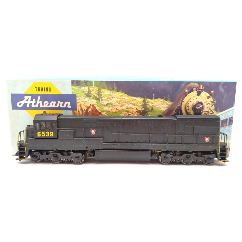 Athearn 3460 HO Custom PRR U30C Diesel Locomotive #6539 w/ Sound EX/Box