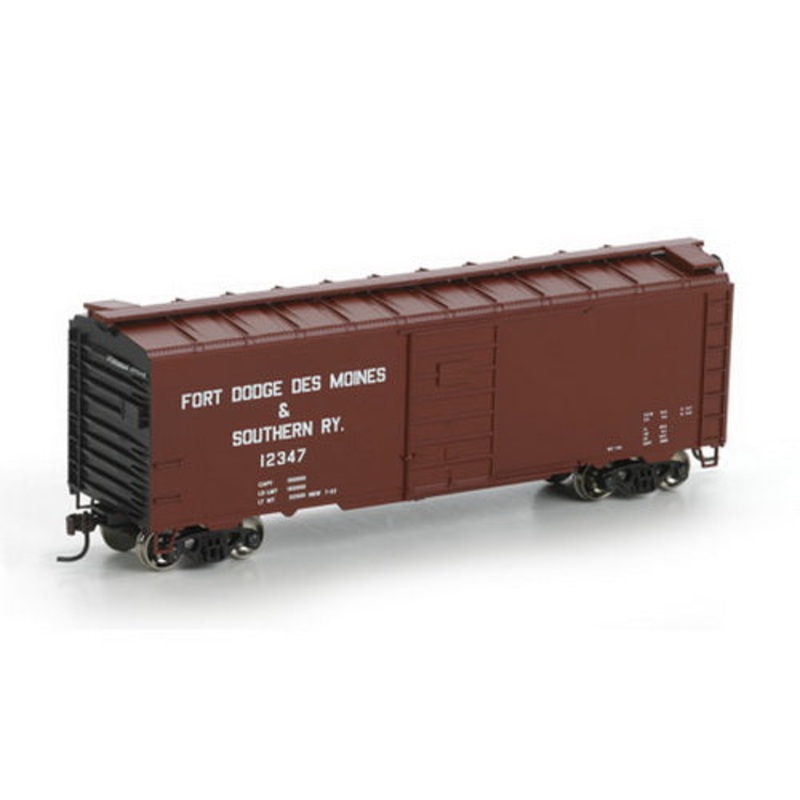 Athearn 70363 HO Scale FD, DM&S 40′ Superior Boxcar #12347 LN/Box