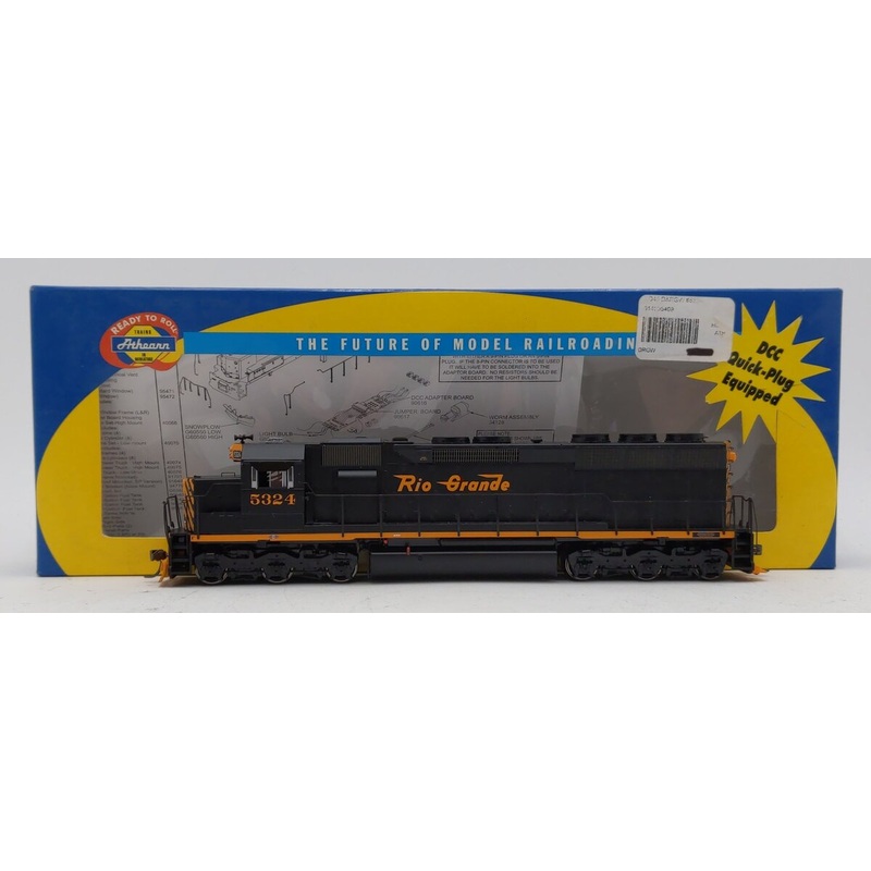 Athearn 95409 HO Scale DRG&W SD45 Diesel Locomotive #5324 (DCC Ready) EX/Box