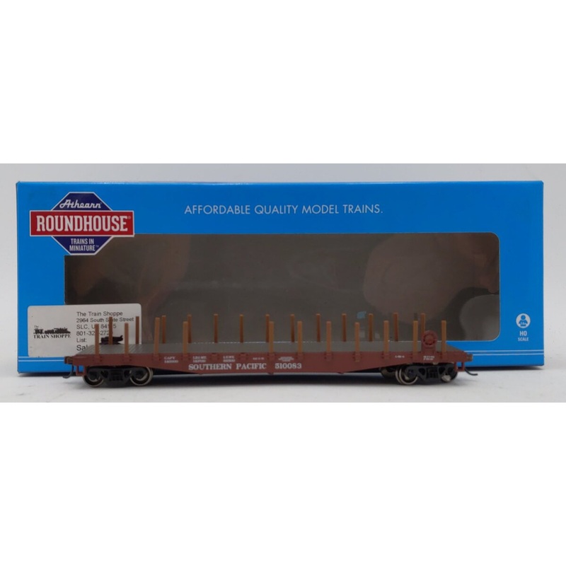 Athearn RND14509 HO Southern Pacific 50 Ft Flat Car #510083 EX/Box