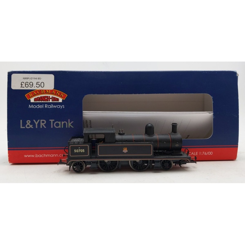Bachmann 31-169 OO Scale British Railway  2-4-2 Steam Locomotive #50705 LN/Box