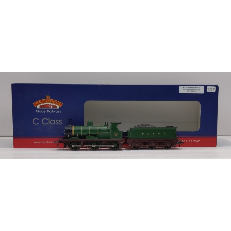 Bachmann 31-463 OO Scale SE&CR C Class Lined Green Steam Loco & Tender #271 LN/Box