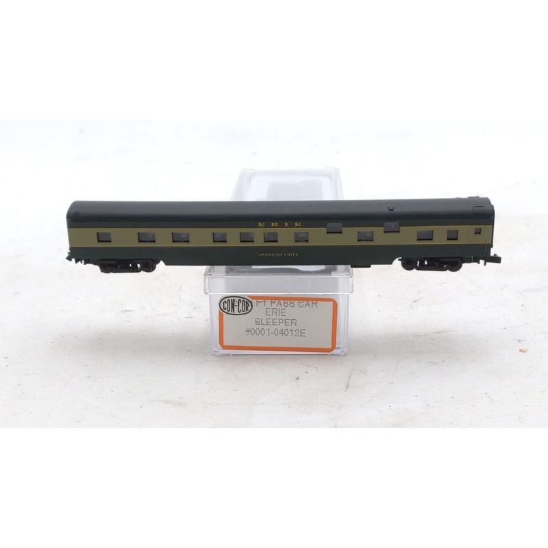 Con-Cor 0001-04012E N Scale Erie American Unity RP1 85′ Sleeper Passenger Car LN/Box
