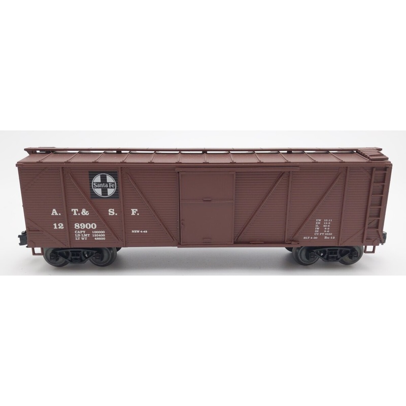 Crown Model Products OB-100 O AT&SF Boxcar #128900 VG