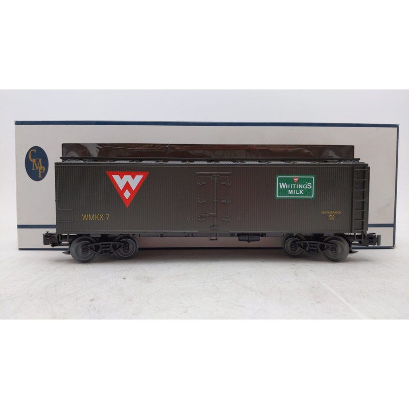Crown R-8000 O Gauge Whiting’s Milk Refrigerator Car EX/Box