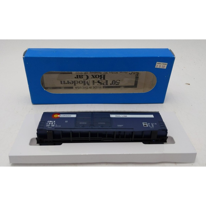 E&C Shops HO 567 Rail Link Boxcar NIB