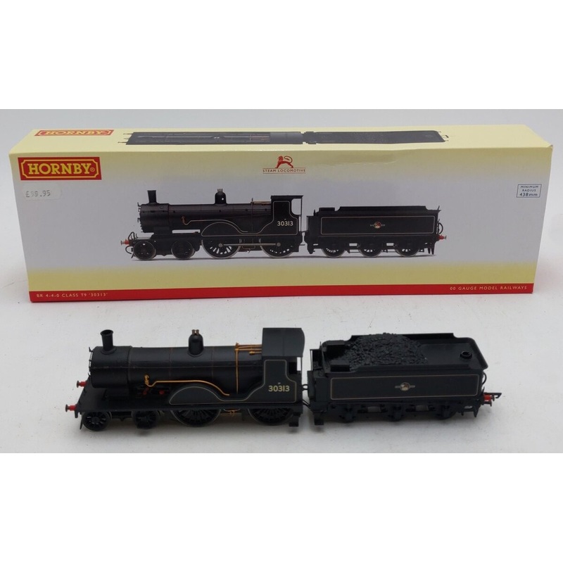 Hornby R3107 OO Scale British Rail 4-4-0 Class T9 Steam Locomotive #30313 LN/Box