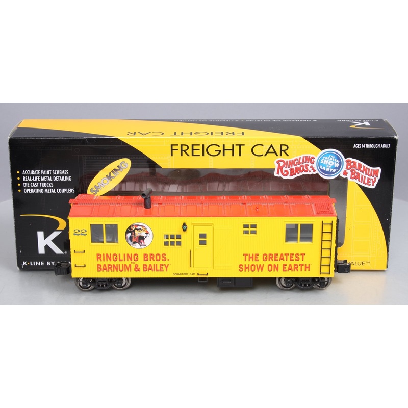 K-Line 6-22251 Ringling Brothers Bunk Car #22 EX/Box
